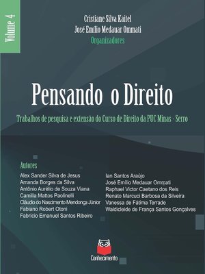 cover image of Pensando o direito